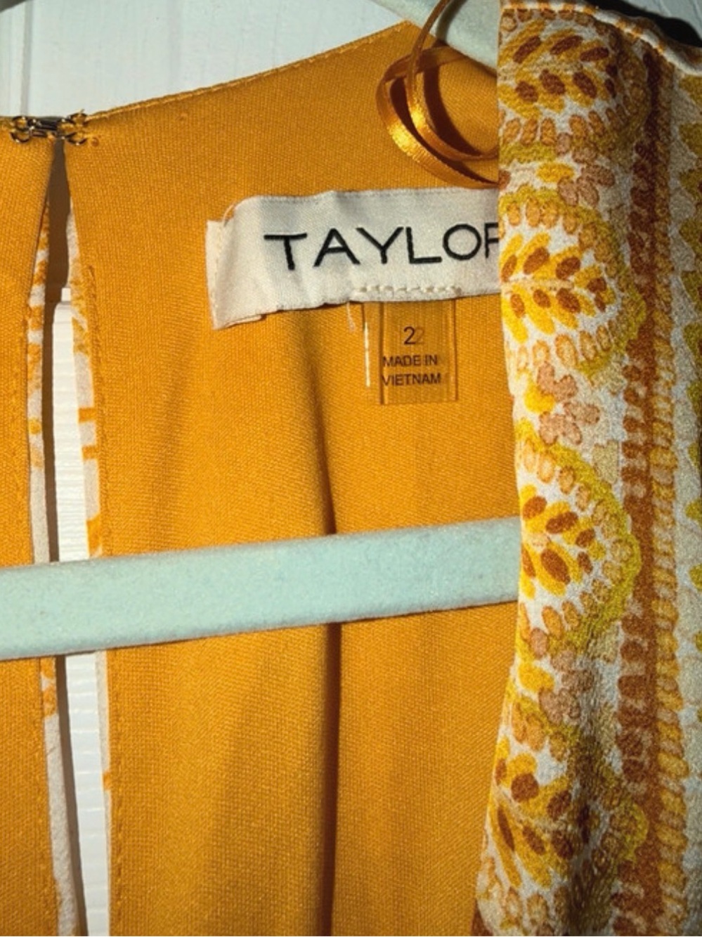Taylor Yellow Floral Maxi Dress with Drawstring Waist - Picture 3 of 3